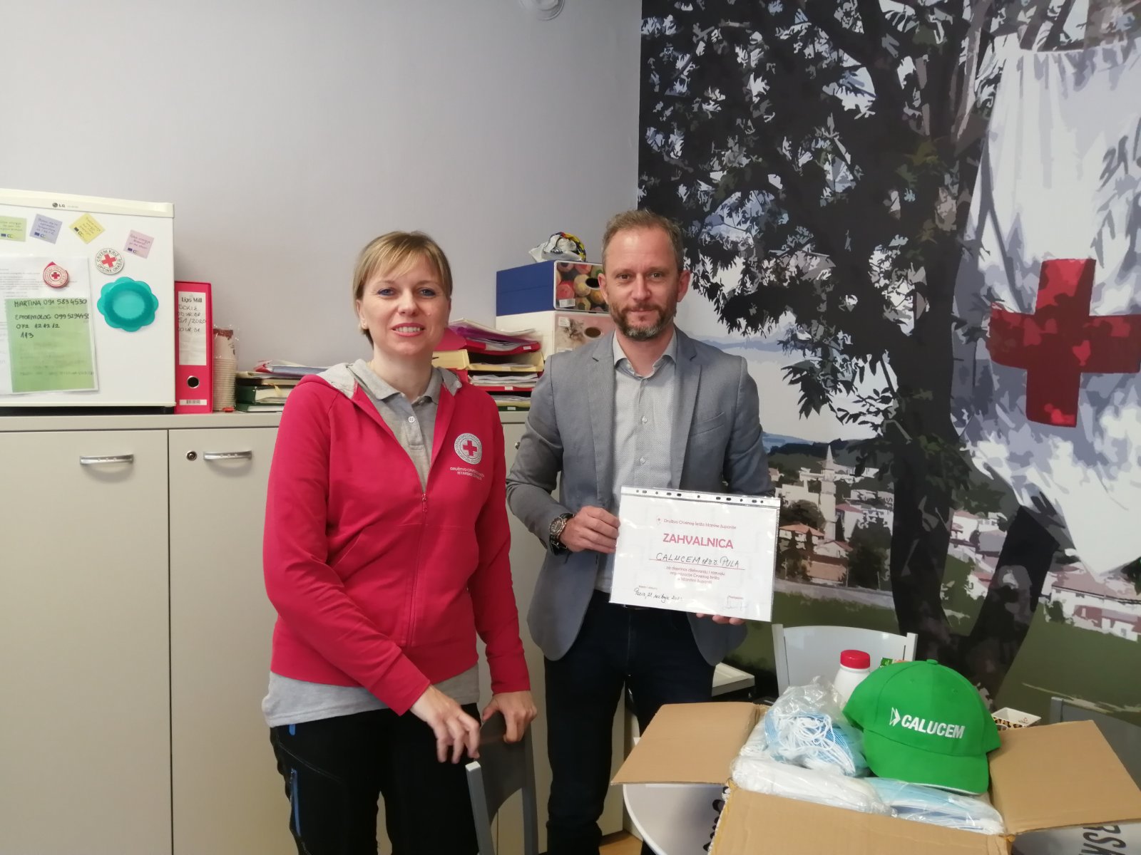 Calucem donates 500 facemasks to Red Cross